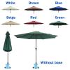 SAGIDAR 2.7 m Patio Sun Umbrella, 8 Ribs, Beige view 2