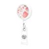 Romantic Rose Teacup Retractable ID Badge Holder view 2