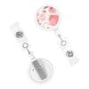 Romantic Rose Teacup Retractable ID Badge Holder view 3