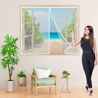 Magnetic Insect Screen for Balcony Windows, 100 × 185 cm
