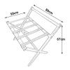 Folding Luggage Rack, Single-Tier view 2