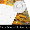 Octopus and Sunflower Bath Mat with Suction Cups, 15.7 x 27.9 in view 3