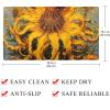 Octopus and Sunflower Bath Mat with Suction Cups, 15.7 x 27.9 in view 4