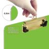 Grass Green Acrylic Clipboard for Teachers, A4/Letter Size, 12.5 x 9 in, Gold Clip view 4