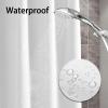 Yanyan Art Waterproof Shower Curtain, Palm Ocean Landscape, 54 x 78 in view 3