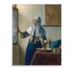 NNALEGS Paint by Numbers for Adults, Johannes Vermeer’s Young Woman with a Water Pitcher, 40 x 50 cm Acrylic Canvas, 3 Brushes, A3 view 1