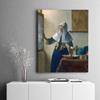 NNALEGS Paint by Numbers for Adults, Johannes Vermeer’s Young Woman with a Water Pitcher, 40 x 50 cm Acrylic Canvas, 3 Brushes, A3 view 2