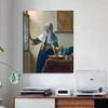 NNALEGS Paint by Numbers for Adults, Johannes Vermeer’s Young Woman with a Water Pitcher, 40 x 50 cm Acrylic Canvas, 3 Brushes, A3 view 4