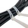 UV-Resistant Reusable Nylon Cable Ties, Hook-and-Loop Style, 100-Pack, Various Sizes and Colors view 1