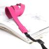BOSUGE Ostrich Leather Camera Strap for SLR and Digital Cameras, Plastic Buckles, Pink, 120 x 2.6 cm view 4