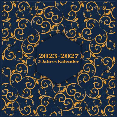 2023–2027 5-Year Calendar: A4 Monthly Planner, 60 Months
