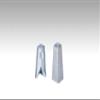 Meisterwerke Meister Outside Corners for Baseboard Profile 3PK (2 pcs./pack), Stainless Steel Look, 2002 view 1