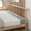 TYUHAW Leather Bed Gap Filler, Double/Queen/King Mattress Connector with Long Memory Foam Stopper, Removable Cover and Non-Slip Bottom view 2
