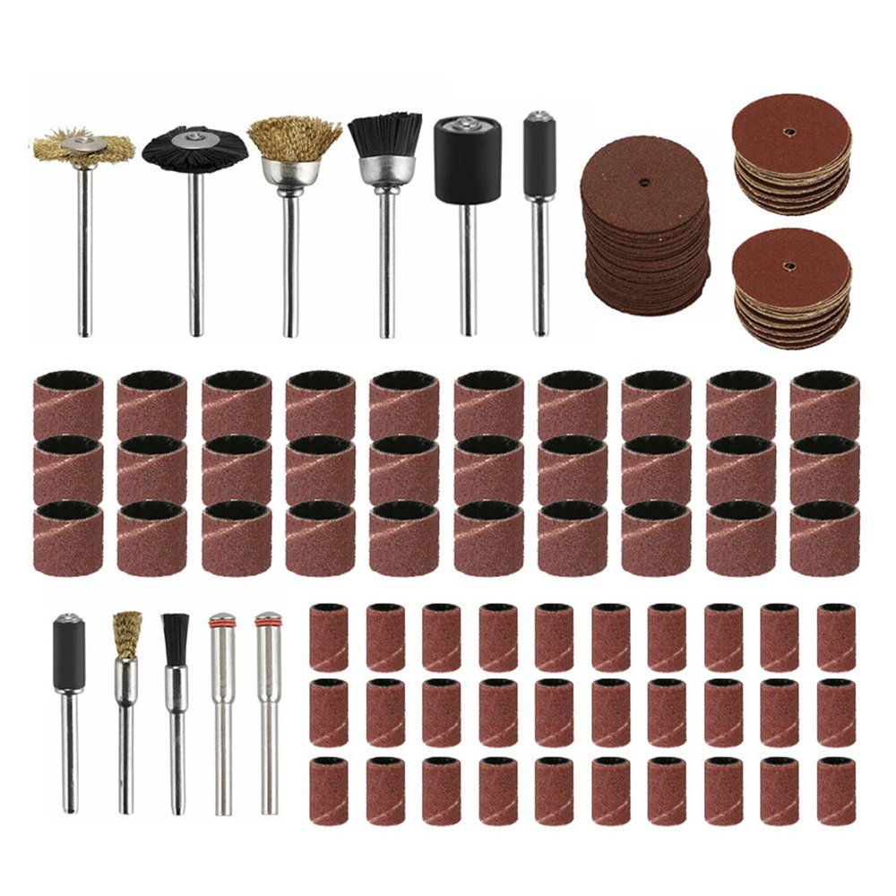 Irfora 151-Piece Rotary Tool Accessory Kit, Universal 1/8-Inch Shank for Cutting, Grinding, Polishing and Carving