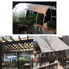 Rectangular Sun Shade Sail 1.5 x 1.5 m, 95% UV Protection, Gray view 2