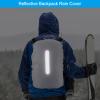 PATIKIL 1-Piece Backpack Rain Cover, 15–25L, Waterproof, with Vertical Reflectors, XS, Silver view 4