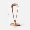 Gaming Headset Stand, Textured Solid Wood Headphone Holder, Universal Controller Holder (Maple, 12 × 26.5 cm) view 2