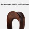 Gaming Headset Stand, Textured Solid Wood Headphone Holder, Universal Controller Holder (Maple, 12 × 26.5 cm) view 4