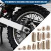 ABSOPRO Brass Spoke Balancing Weights, 14 Pcs, Gold, for Motorcycles view 3