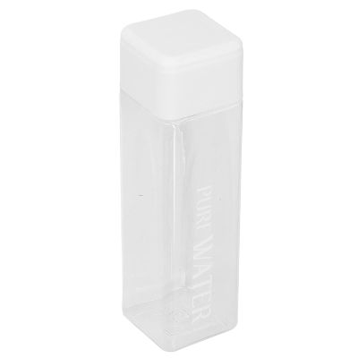 Fockety Water Bottle, Sealing Ring, Leakproof, Portable, 17 oz, for Activities (White)