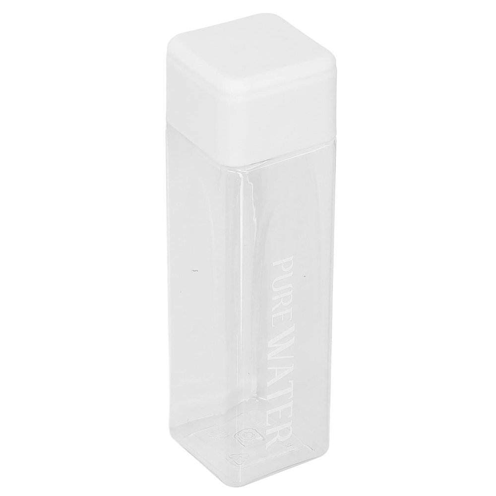Fockety Water Bottle, Sealing Ring, Leakproof, Portable, 17 oz, for Activities (White)