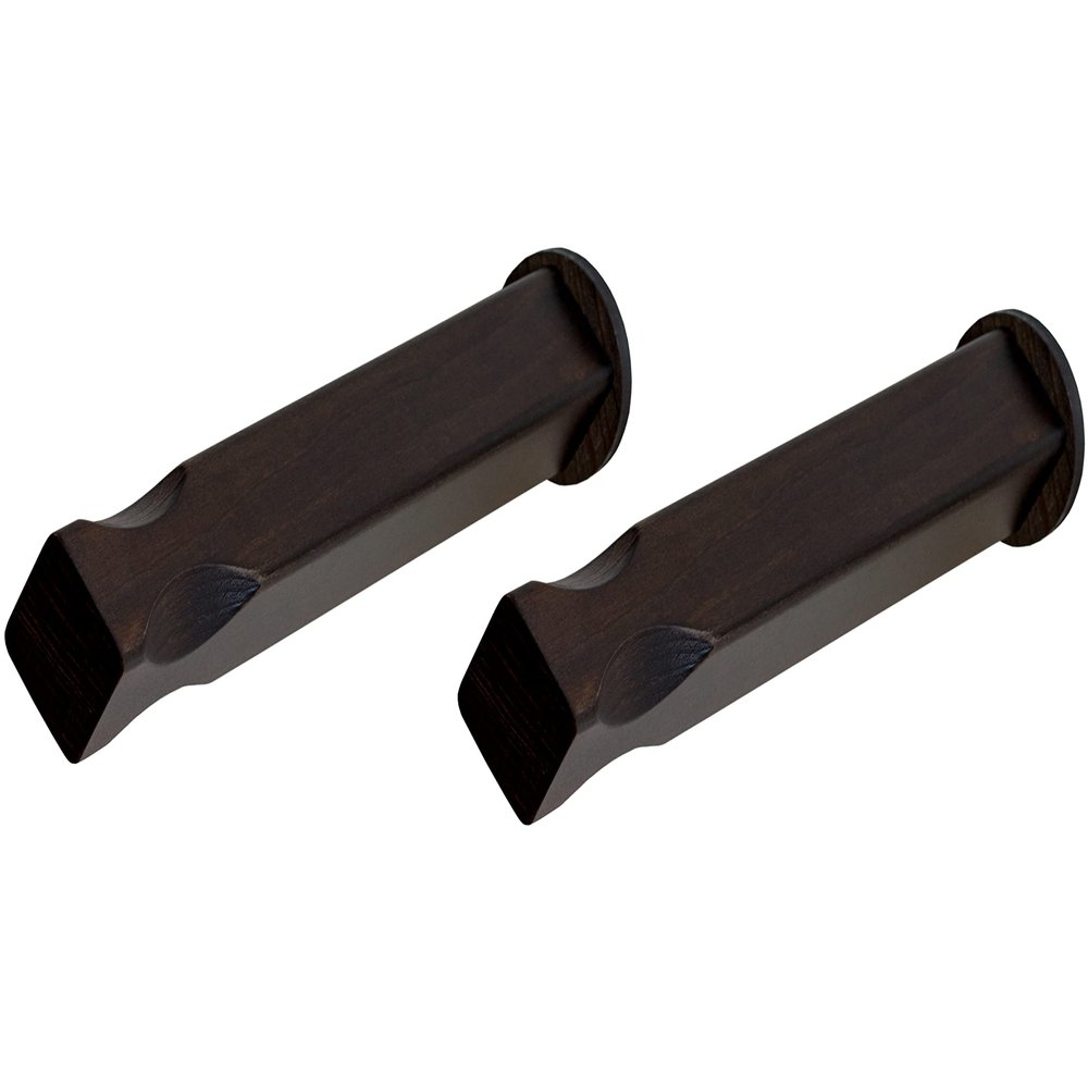 MONBAK MB05 Solid Beech Wood Bicycle Wall Mount for Road and Gravel Bikes, Dark Brown, Short