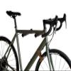 MONBAK MB05 Solid Beech Wood Bicycle Wall Mount for Road and Gravel Bikes, Dark Brown, Short view 3