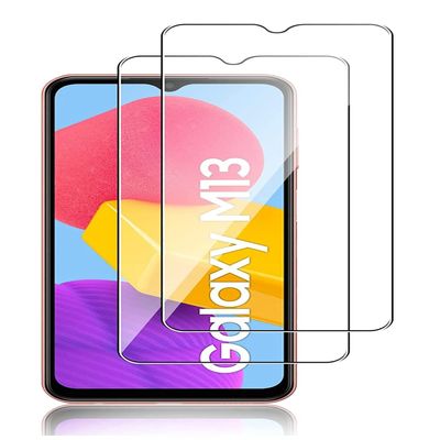 [2-Pack] Tempered Glass Screen Protector Compatible with Samsung Galaxy M13