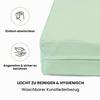 Jeflex Green/Gray Folding Gymnastics & Fitness Mat 100 x 70 x 8 cm, Made in Germany view 4