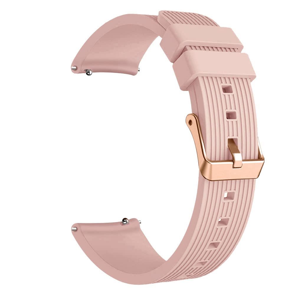 ANZOAT 20 mm Original Silicone Watch Band for Garmin Vivoactive 3, Venu 2 SQ, Vivomove HR, Forerunner 645 and 245, Agate