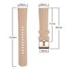 ANZOAT 20 mm Original Silicone Watch Band for Garmin Vivoactive 3, Venu 2 SQ, Vivomove HR, Forerunner 645 and 245, Agate view 3