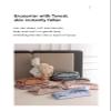 DMKD Luxury Satin Tencel-Silk Fitted Sheet, 200 x 220 cm + 35 cm, Green view 3