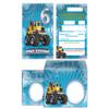 Junaversum 12 Monster Truck Invitation Cards with 12 Envelopes for a Boy's 6th Birthday view 1