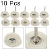 10-Piece Cloth Polishing Wheel Set for Gold, Silver, Jewelry, Mirrors and Grinders view 3