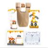 12 Monster Truck Invitations for a Boy's 5th Birthday with Envelopes, Party Bags, Stickers and Battleship Games view 1