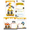 12 Monster Truck Invitations for a Boy's 5th Birthday with Envelopes, Party Bags, Stickers and Battleship Games view 2