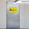 INDIGOS UG Signs 400 x 300 mm, 2-Piece XL Set, Private Property—Unauthorized Vehicles Will Be Towed, White, Aluminum Composite Panel view 2