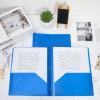 Yeaqee Plastic Folders with Pockets and Prong Fasteners, 60-Pack view 4