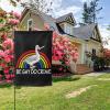 Be Gay Do Crime Goose Garden Flag, 12 x 18 in view 2