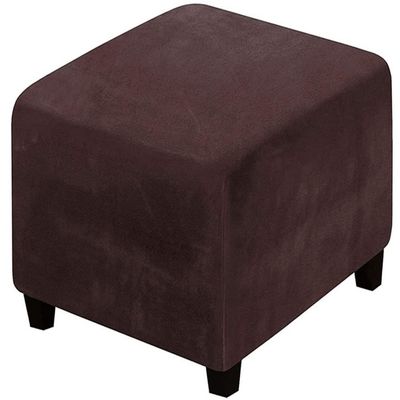 Stretch Ottoman Cover for Square or Rectangular Footstools, 40x40/50x50/60x60 cm, Color #11