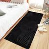 Hallway Runner Rug, Non-Slip Washable, 120 x 350 cm, Black/Dark Gray view 2
