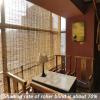 ZHJSHOU Outdoor Weather-Resistant Bamboo Roll-Up Shade, Natural Reed, 33.4 x 106.3 in (W x H) view 4