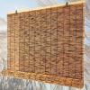 ZHJSHOU Retro Carbonized Natural Bamboo Reed Blind, 150 x 160 cm view 1