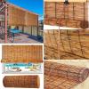 ZHJSHOU Retro Carbonized Natural Bamboo Reed Blind, 150 x 160 cm view 2