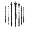 Meccion Tile Drill Bit Set, 3–12 mm, Glass Drill Bits with Cross-Tip Tungsten Carbide view 1