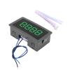DC 8–24 V Digital Counter, 4-Digit LED Display 0–9999 Up/Down ± Panel Counter with Cable (Green) view 1