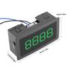 DC 8–24 V Digital Counter, 4-Digit LED Display 0–9999 Up/Down ± Panel Counter with Cable (Green) view 2