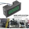 DC 8–24 V Digital Counter, 4-Digit LED Display 0–9999 Up/Down ± Panel Counter with Cable (Green) view 3