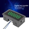 DC 8–24 V Digital Counter, 4-Digit LED Display 0–9999 Up/Down ± Panel Counter with Cable (Green) view 4