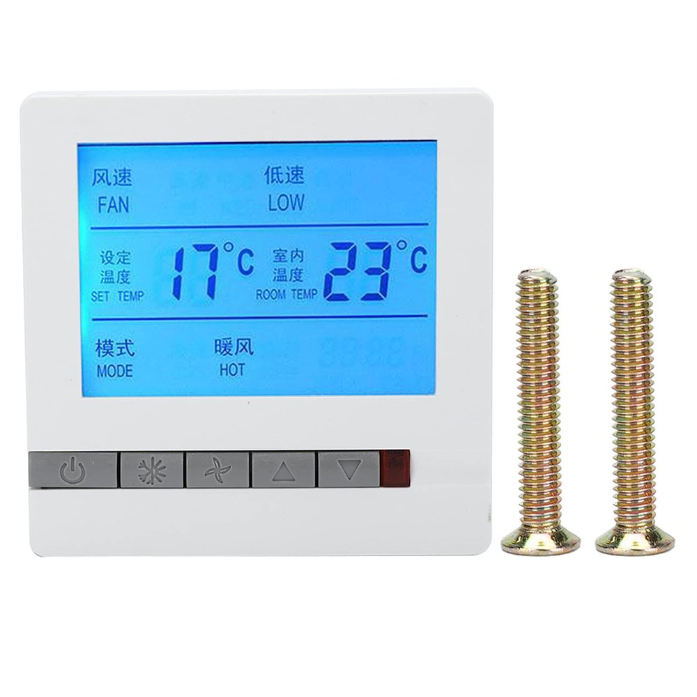 Digital Central Air Conditioner Thermostat with Large LCD Display